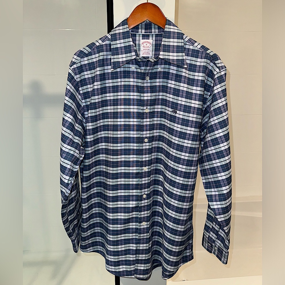 Brooks Brothers Men’s Blue Madison Medium Size